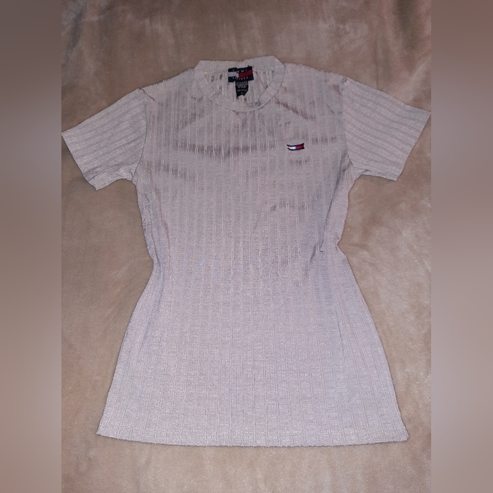 Tommy hilfiger ribbed shirt size L